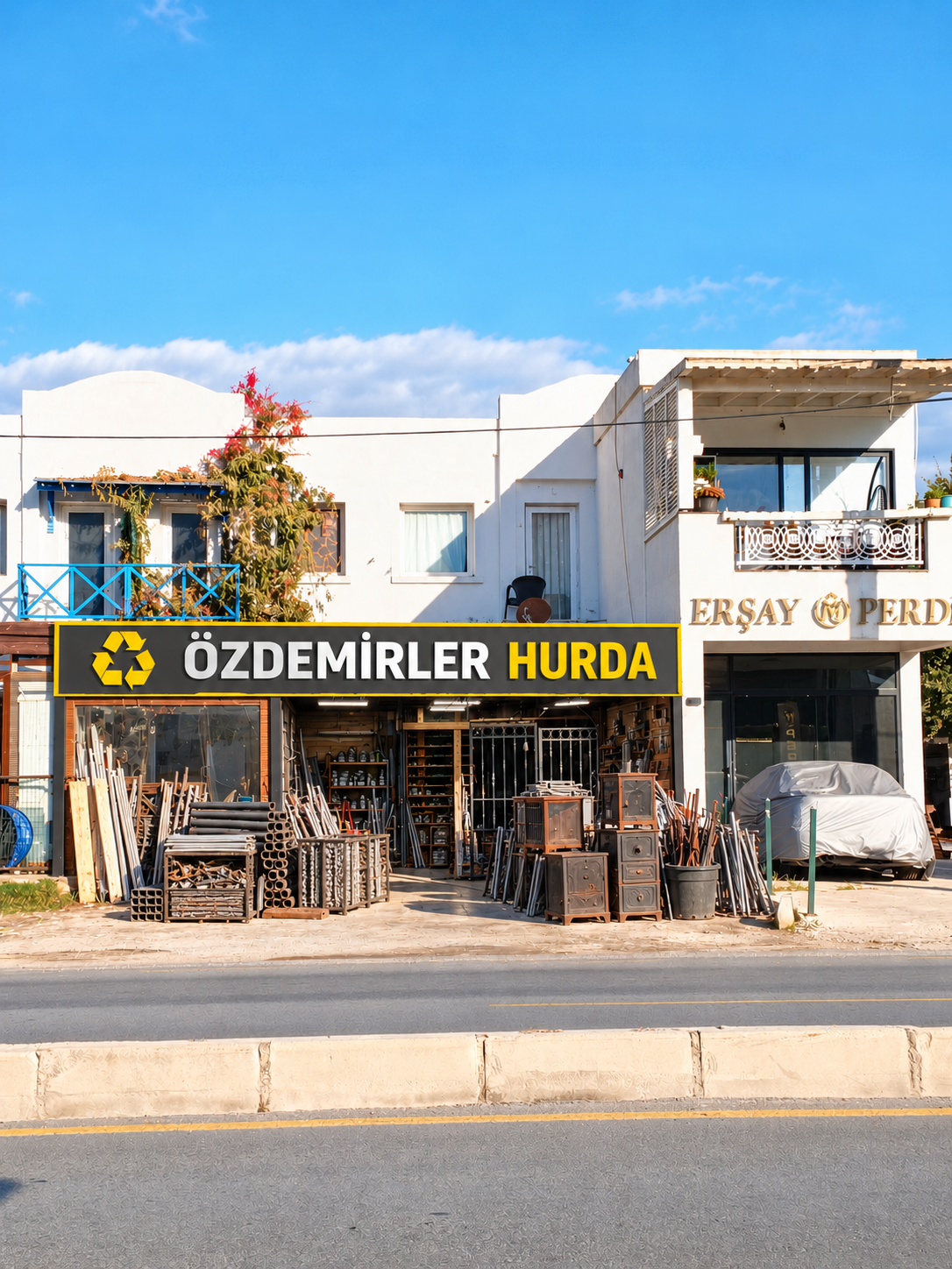 Özdemirler Hurda Yalıkavak dükkânı